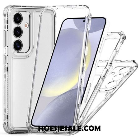 Case Hoesje Samsung Galaxy S25 5g Telefoonhoesje 3-in-1 Krasbestendig