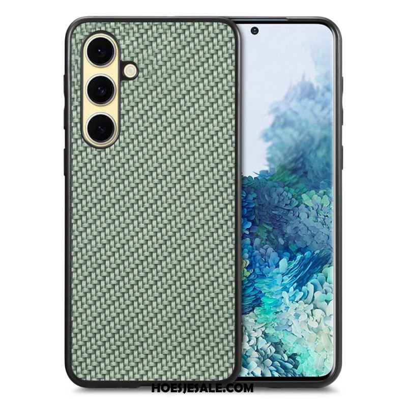 Case Hoesje Samsung Galaxy S25 5g Telefoonhoesje Koolstofvezelcoating