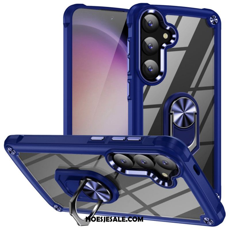 Case Hoesje Samsung Galaxy S25 Plus 5g Telefoonhoesje Hybride Ringhouder