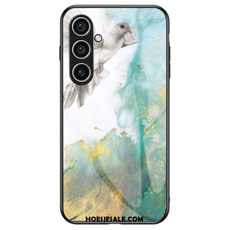 Case Hoesje Samsung Galaxy S25 Plus 5g Telefoonhoesje Marmer Gehard Glas