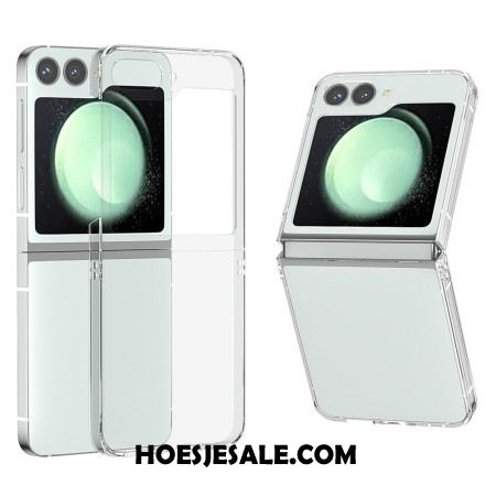 Case Hoesje Samsung Galaxy Z Flip 7 Fe Telefoonhoesje Stevig Transparant