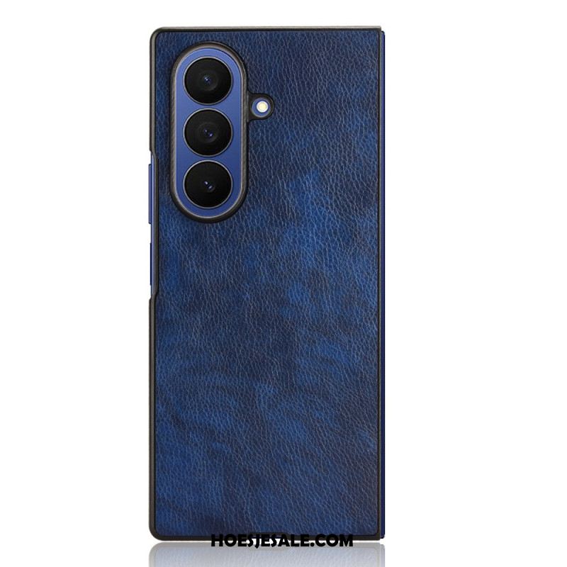 Case Hoesje Samsung Galaxy Z Fold 7 Telefoonhoesje Leerlook