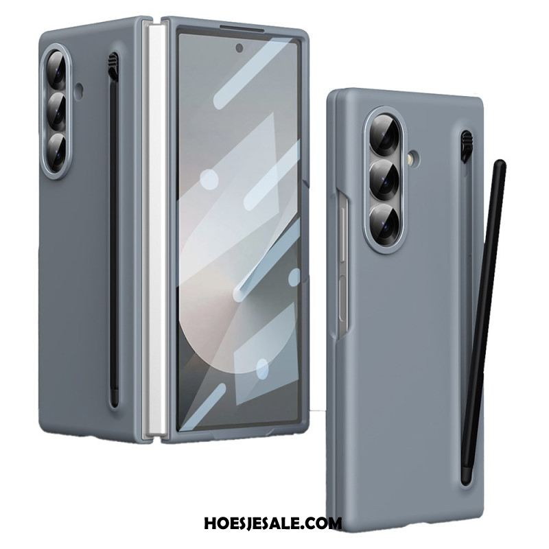 Case Hoesje Samsung Galaxy Z Fold 7 Telefoonhoesje Schermbeschermer Van Gehard Glas En Stylus