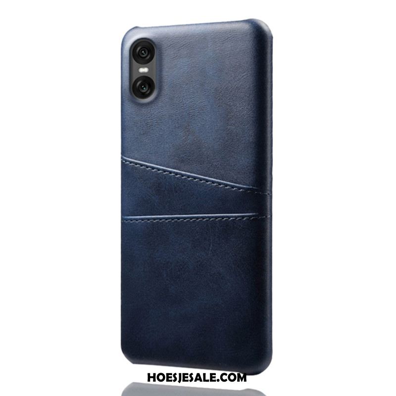 Case Hoesje Sony Xperia 10 Vii Telefoonhoesje Kaarthouder Met Lederlook