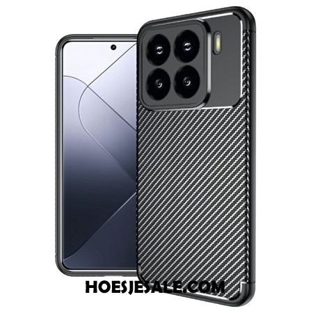 Case Hoesje Xiaomi 15 Telefoonhoesje Koolstofvezeltextuur En Warmteafvoer