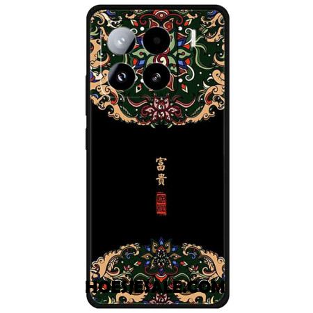 Case Hoesje Xiaomi 15 Telefoonhoesje Zwart Oriëntaals Motief