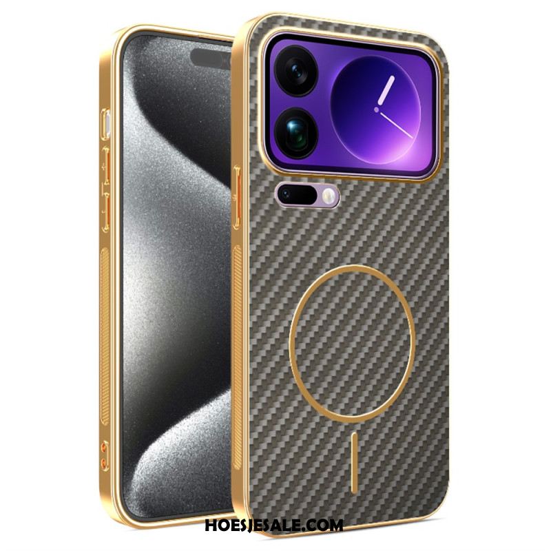 Case Hoesje Xiaomi 17 Pro Telefoonhoesje Carbon Fiber Texture