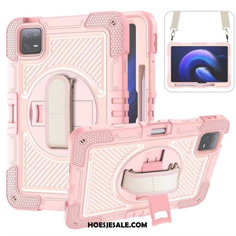 Case Hoesje Xiaomi Pad 6 Pro Telefoonhoesje Ultrasterk Met Schouderriem