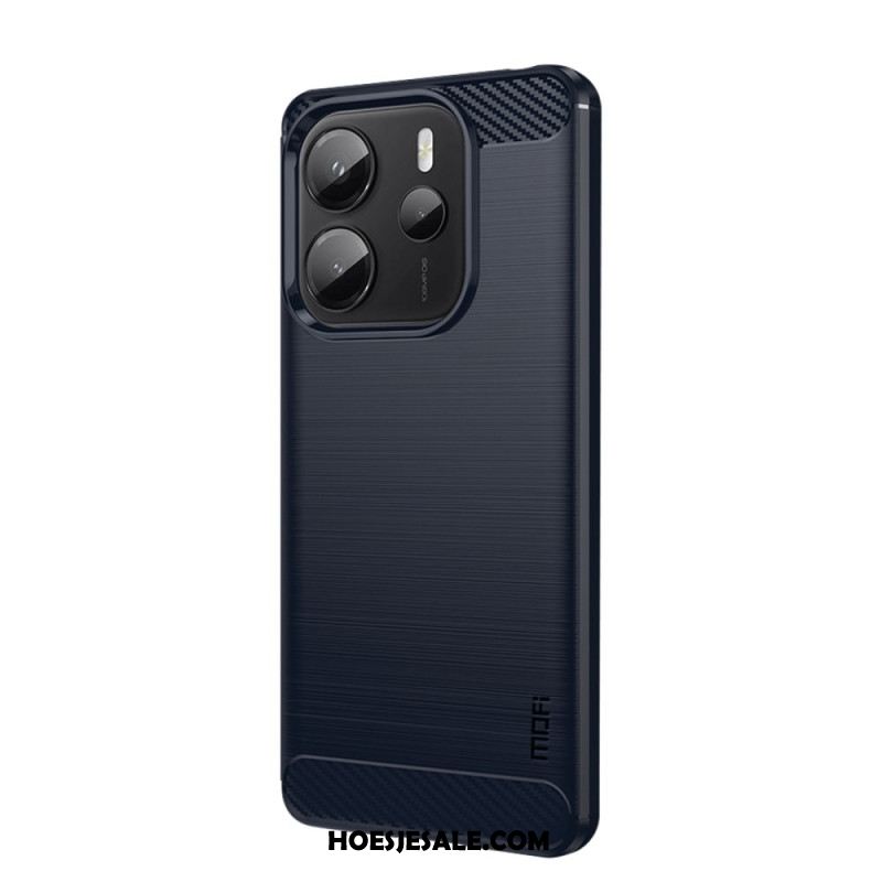 Case Hoesje Xiaomi Redmi Note 14 4g Telefoonhoesje Geborsteld Koolstofvezel