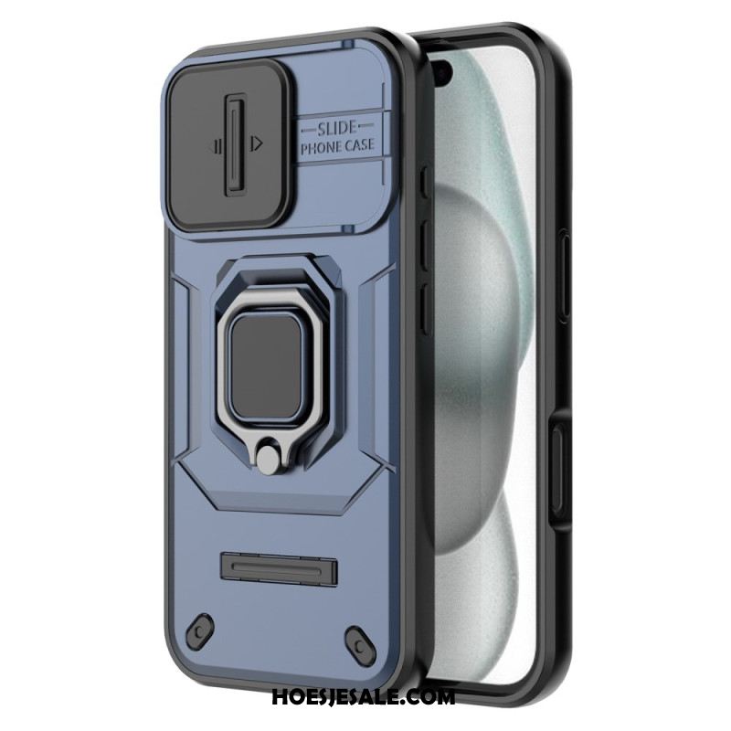 Case Hoesje iPhone 17 Telefoonhoesje Duurzame Ring Met Camera Beschermer