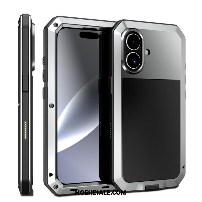 Case Hoesje iPhone 17 Telefoonhoesje Met Gehard Glazen Schermbeschermer