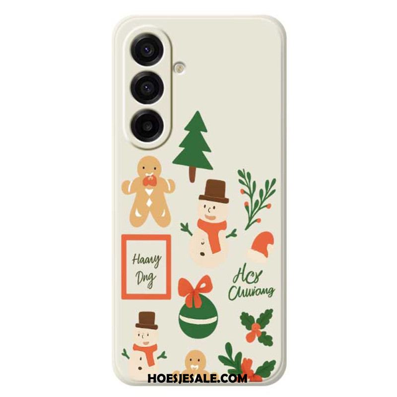 Cover Hoesje Samsung Galaxy A17 4g / 5g Telefoonhoesje Kerstmis