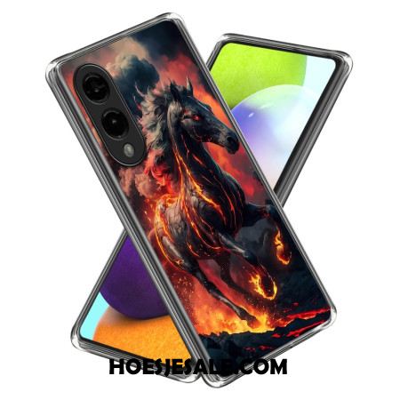 Cover Hoesje Samsung Galaxy S25 5g Edge Telefoonhoesje Vuurpaard