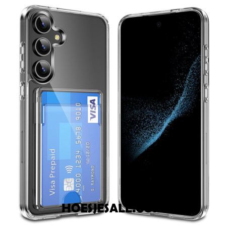 Cover Hoesje Samsung Galaxy S25 Plus 5g Telefoonhoesje Transparante Kaarthouder