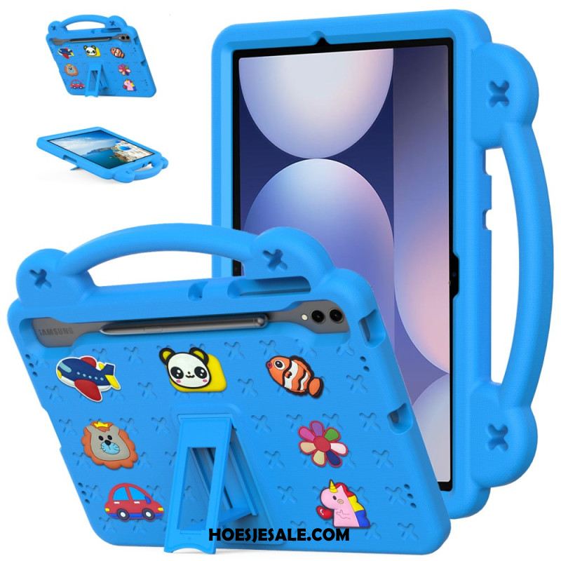 Cover Hoesje Samsung Galaxy Tab S10 Plus Telefoonhoesje Eva Met Cartoondieren