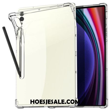 Cover Hoesje Samsung Galaxy Tab S10 Plus Telefoonhoesje Transparant Met Stylushouder