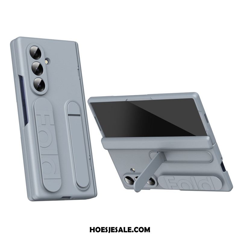 Cover Hoesje Samsung Galaxy Z Fold 7 Telefoonhoesje Handmatige Riem En Gehard Glazen Schermbeschermer Beschermer