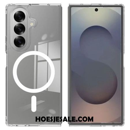 Cover Hoesje Samsung Galaxy Z Fold 7 Telefoonhoesje Magsafe-compatibel Transparant