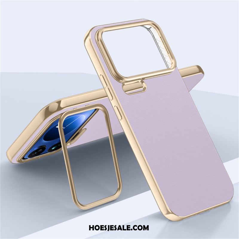 Cover Hoesje Xiaomi 17 Pro Telefoonhoesje Geïntegreerde Standaard En Metalen Frame