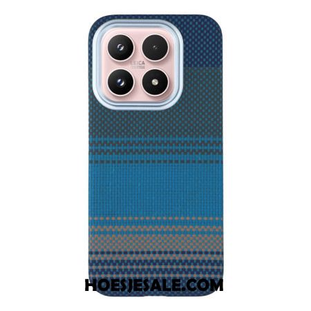 Cover Hoesje Xiaomi 17 Telefoonhoesje Gradient With Metal Frame For Lens - Floating Blue