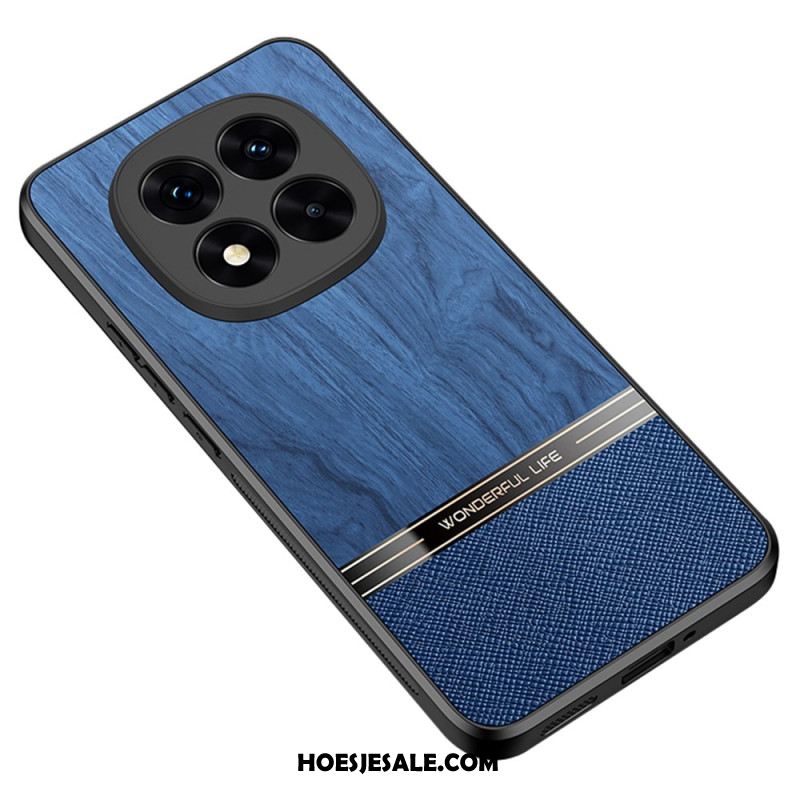 Cover Hoesje Xiaomi Redmi Note 14 Pro Plus 5g Telefoonhoesje Houtstijl