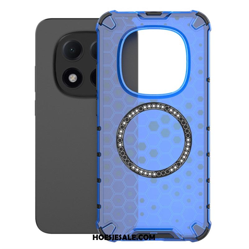 Cover Hoesje Xiaomi Redmi Note 15 Pro Plus 5g Telefoonhoesje Magnetisch Honingraatpatroon