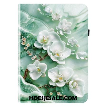 Cover Samsung Galaxy Tab S11 Jadebloemen Bescherming Hoesje