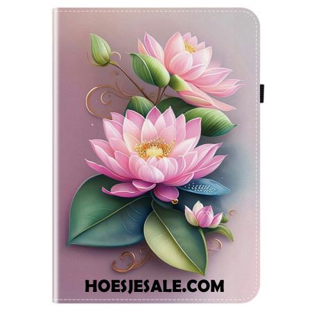 Cover Voor Samsung Galaxy Tab S10 Fe Plus Lotus