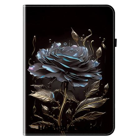 Cover Voor Samsung Galaxy Tab S10 Plus Zwarte Roos