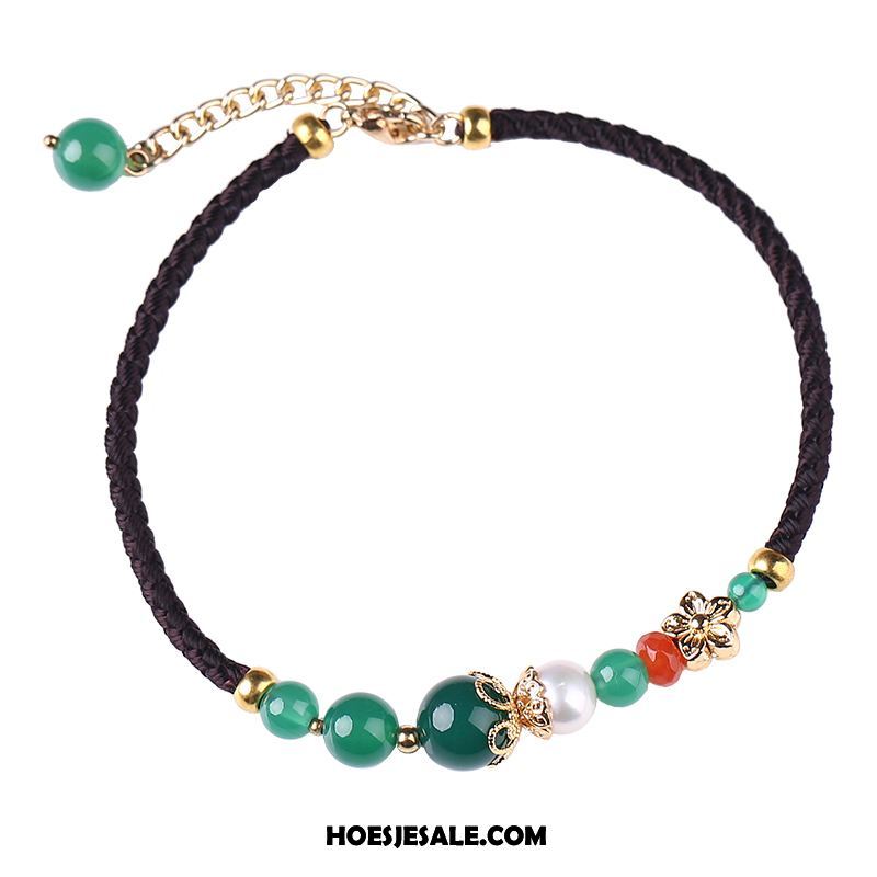 Enkelbandjes Dames Groen Etnische Zomer Nieuw 2018 Winkel