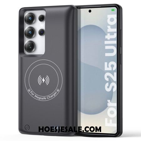 Externe Batterijhoes Van 10000 Mah Voor Samsung Galaxy S25 Ultra Met Magnetische Bevestiging