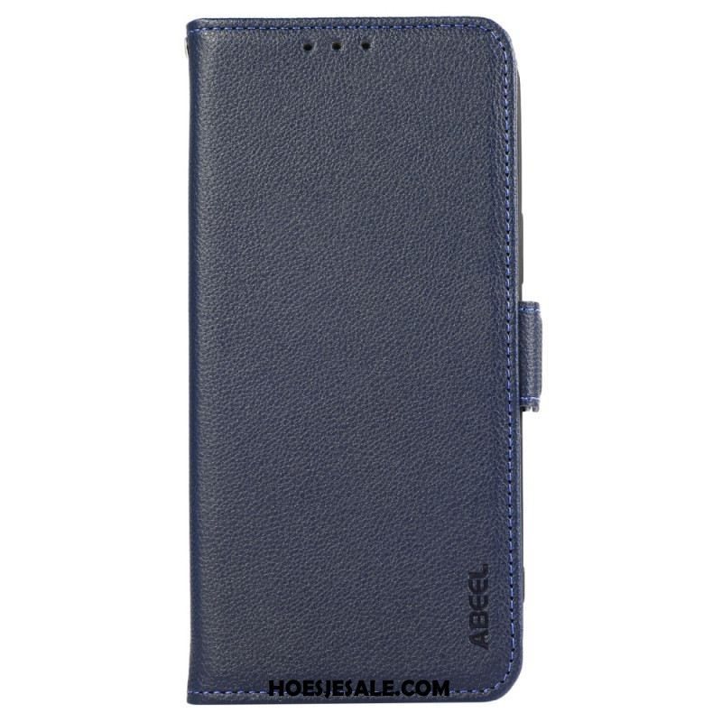 Flip Case Leren Oneplus 13r Gebakken Effect Abeel