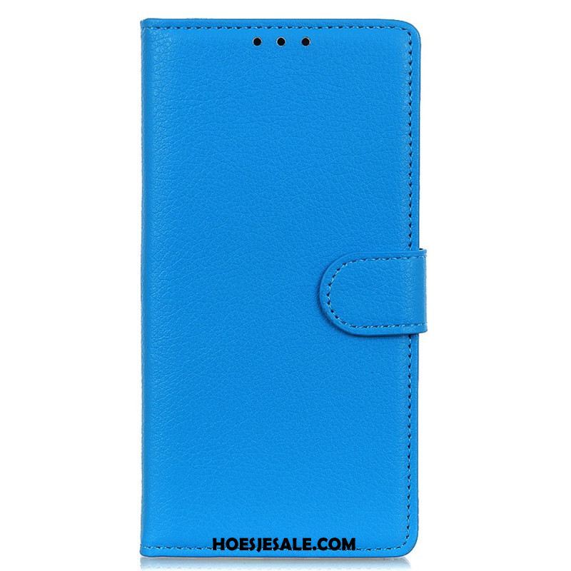 Flip Case Leren Oneplus 13r Klassiek