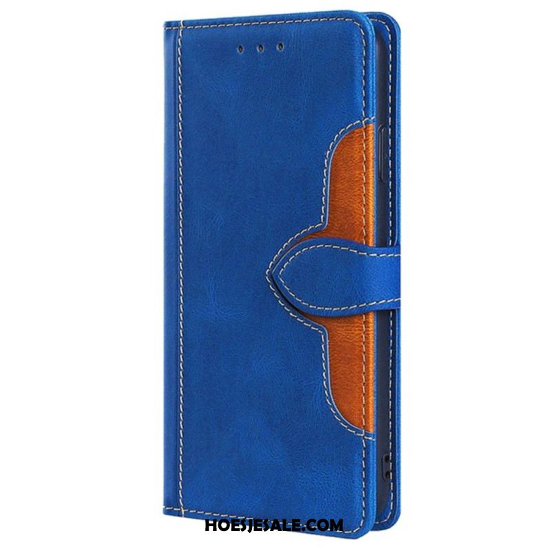 Flip Case Leren Oneplus Nord 5 Bloemenprint