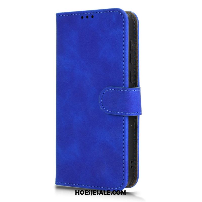 Flip Case Leren Oppo Find X8 Suède-effect