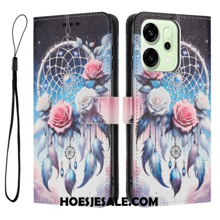 Flip Case Leren Oppo Reno 14f 5g Bloemen Dromenvanger