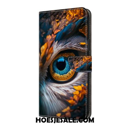 Flip Case Leren Samsung Galaxy A17 4g / 5g Blik