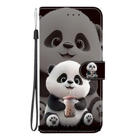 Flip Case Leren Samsung Galaxy A17 4g / 5g Thee-panda