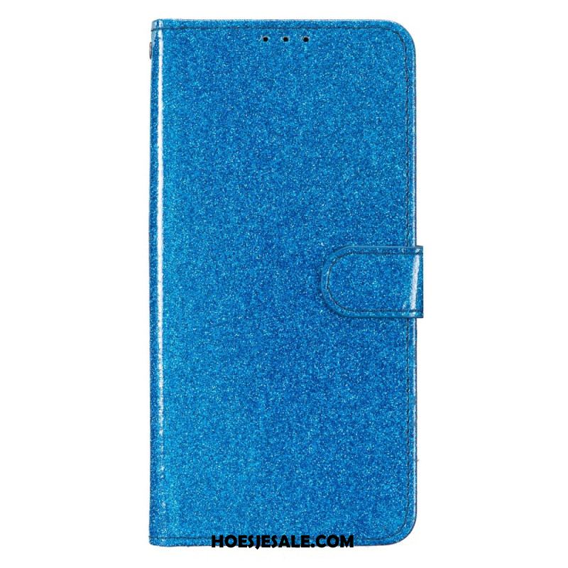 Flip Case Leren Samsung Galaxy S25 Fe Pailletten