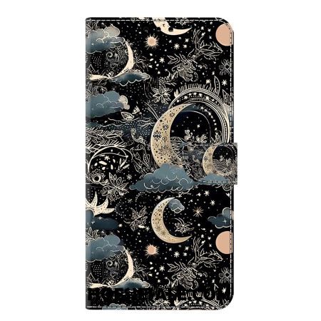 Flip Case Leren Samsung Galaxy S25 Plus 5g Maanpatroon