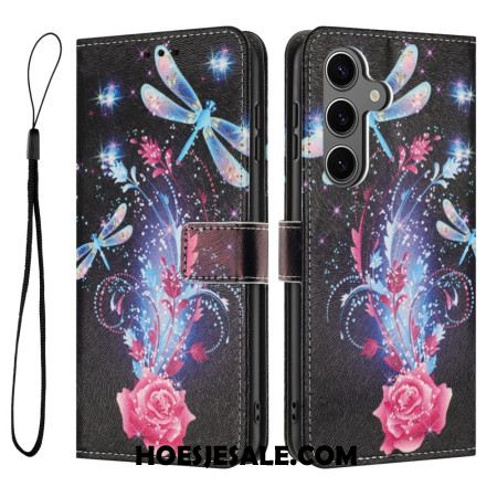Flip Case Leren Samsung Galaxy S26 Plus Libellen