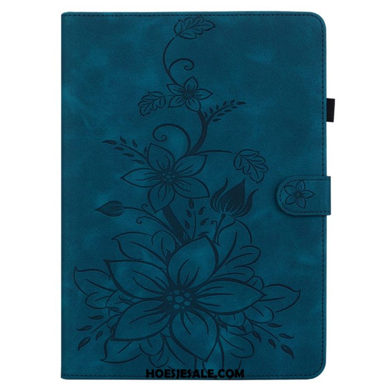 Flip Case Leren Samsung Galaxy Tab S10 Plus Fleur-de-lys