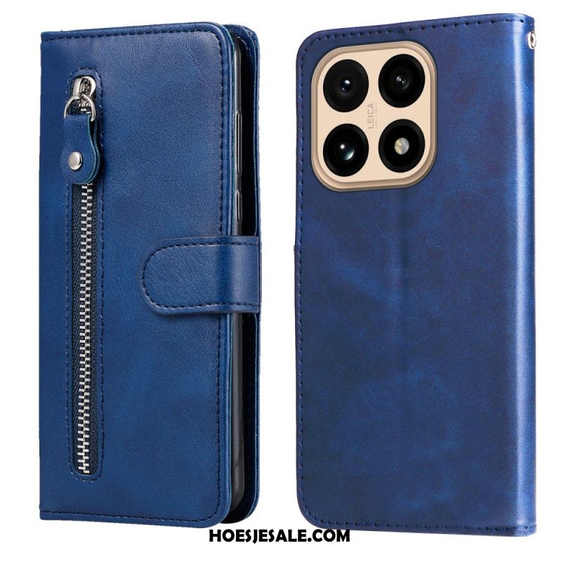 Flip Case Leren Xiaomi 15t Zak Met Rits