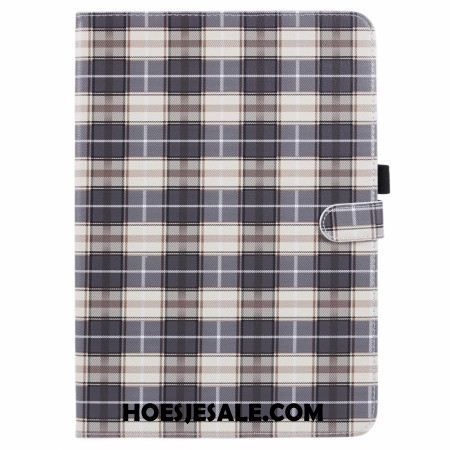 Flip Case Leren Xiaomi Pad 6s Pro Rasterpatroon