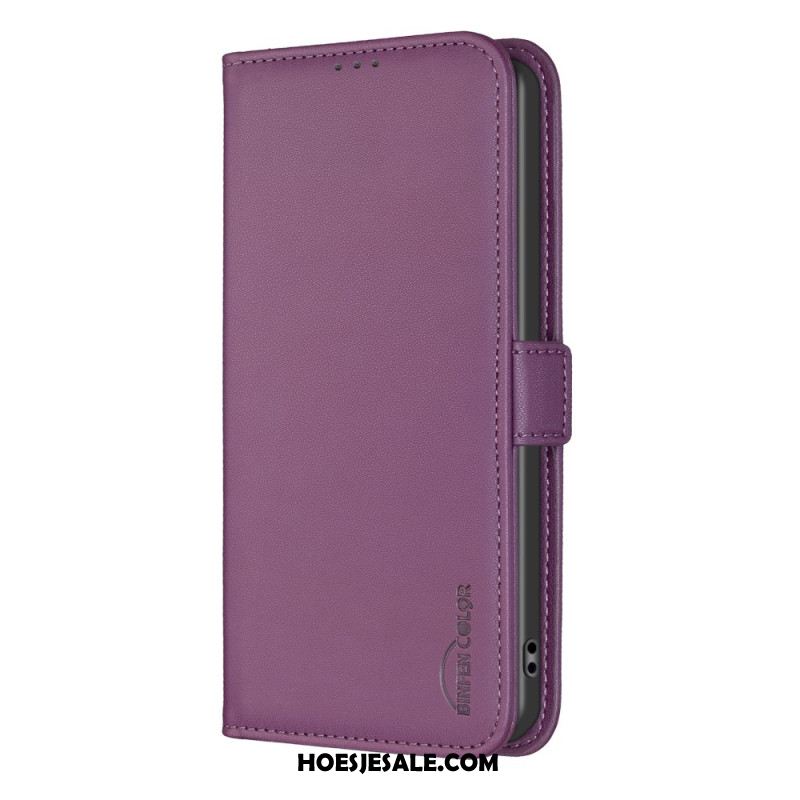 Flip Case Leren Xiaomi Redmi Note 13 Pro Plus 5g Binfen Kleur