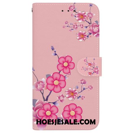Flip Case Leren Xiaomi Redmi Note 15 Pro 5g Sakura-patroon