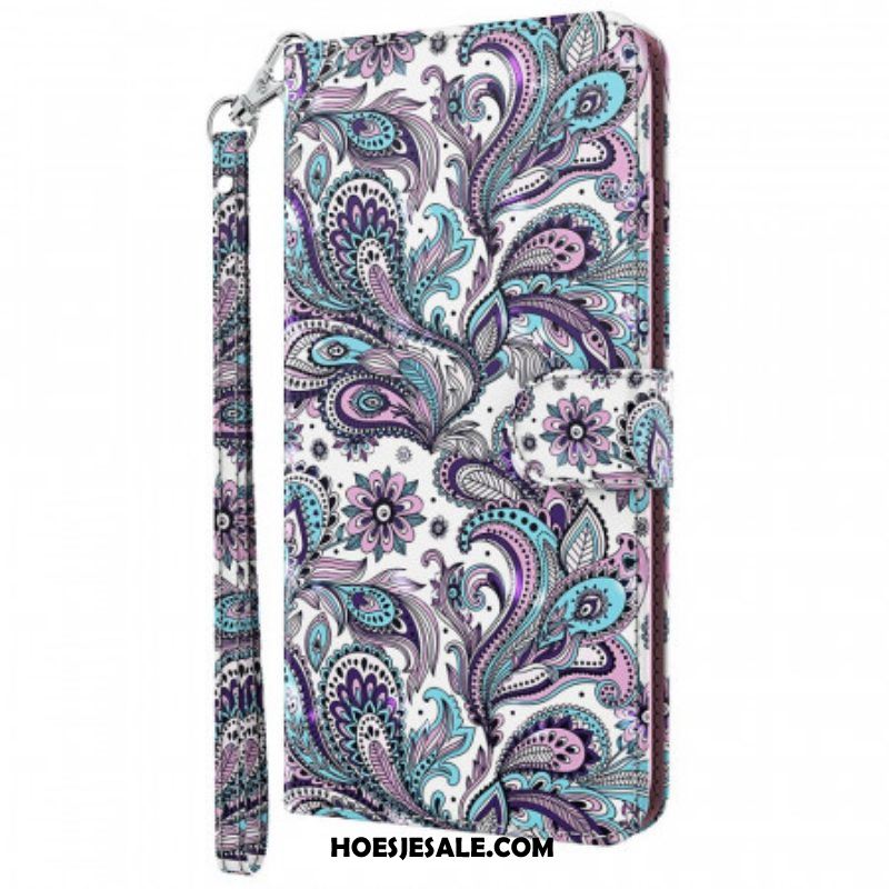 Flip Case voor Moto E40 / E30 / E20 Paisley