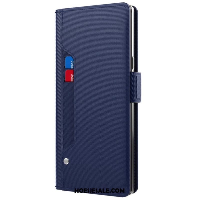 Flip Case voor OnePlus Nord CE 3 Lite 5G Verwijderbare Spiegel En Kaarthouder