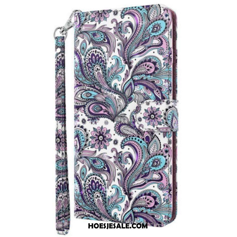 Flip Case voor Oppo A54 5G / A74 5G Paisley