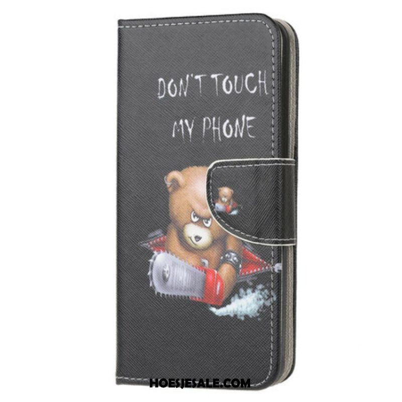 Flip Case voor Samsung Galaxy M12 / A12 Gevaarlijke Beer